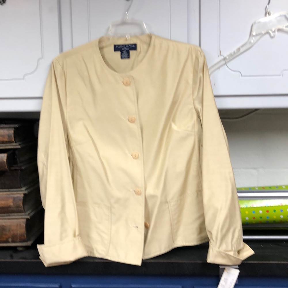 NWT Preston &York‎ petite light weight jacket pebble color